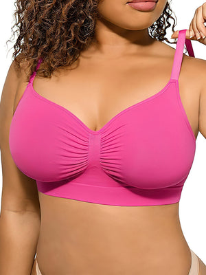 Women's Full Coverage Non-Padded Wireless Sculpt Bra